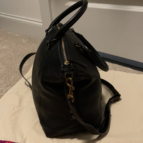 Tory Burch Pebbled Leather Carter Small Satchel - Picture 5 of 8